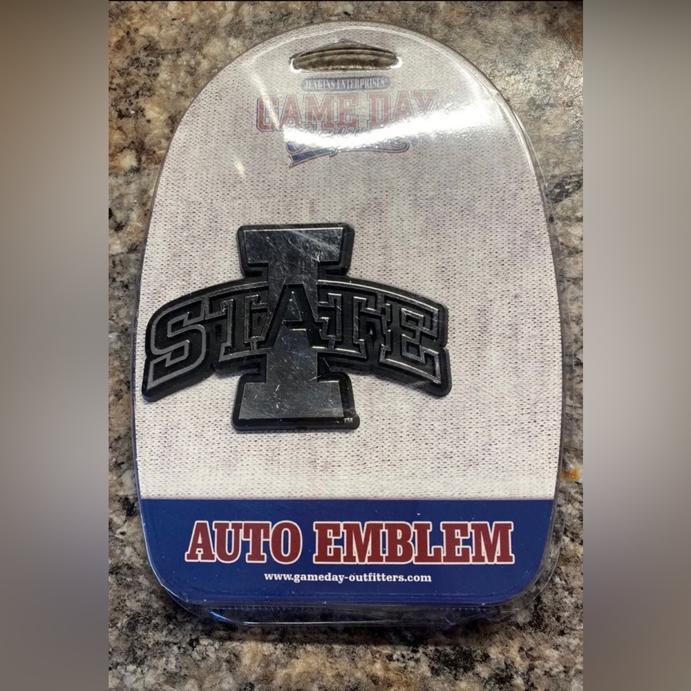 Officially Licensed NCAA Iowa State Cyclones Chrome Auto Emblem